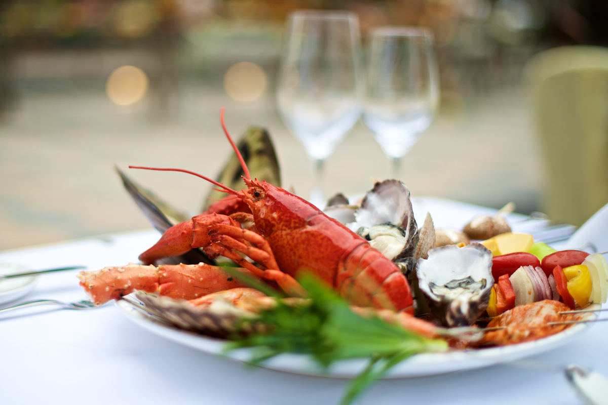restaurants buffet de fruits de mer à volonté Cap d'Agde